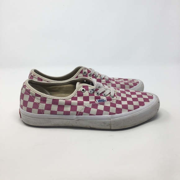 checkered authentics vans